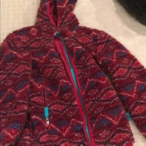 Fun printed Patagonia zip-up jacket